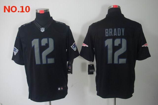 Men's New England Patriots #12 Tom Bradyn Jersey NO.10;